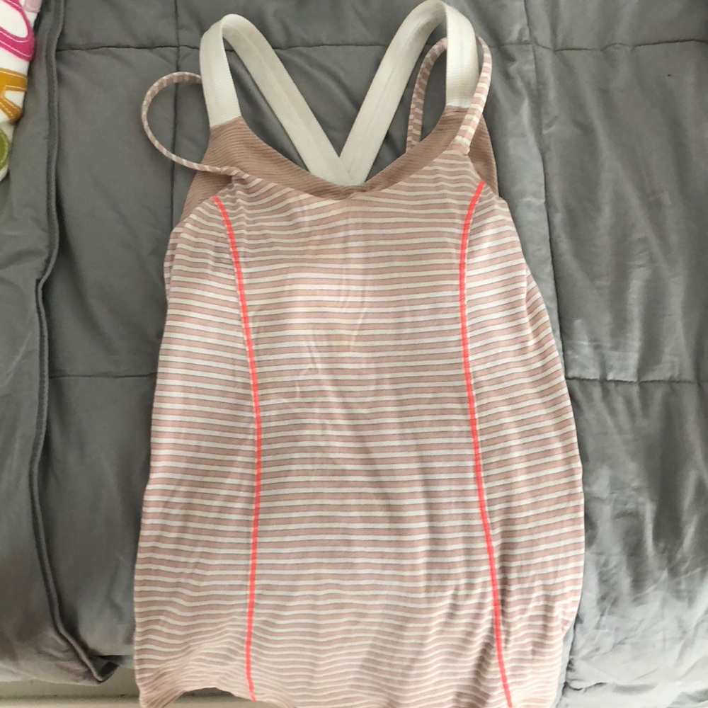 Striped lulu tank